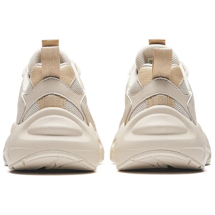 Anta Comfortable Versatile Non-Slip Wear-Resistant Low-Top Casual Shoes Men Sneaker Light-Brown 912438805-8