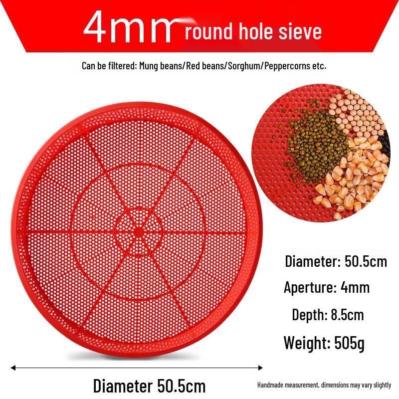 Stainless Steel Mesh Sieve & Drying Rack for Rice, Sand, Soil, Grain, and Cereal Filtering