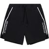 Li Ning X Staple Collaboration Comfortable Loose Simple Reflective Faux Two-Piece Casual Shorts Men Shorts AKSV727-2