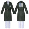 Attack On the Giants Season 4 Trench Coat, Hulk Survey Corps Regiment Uniform, Army Green Coat