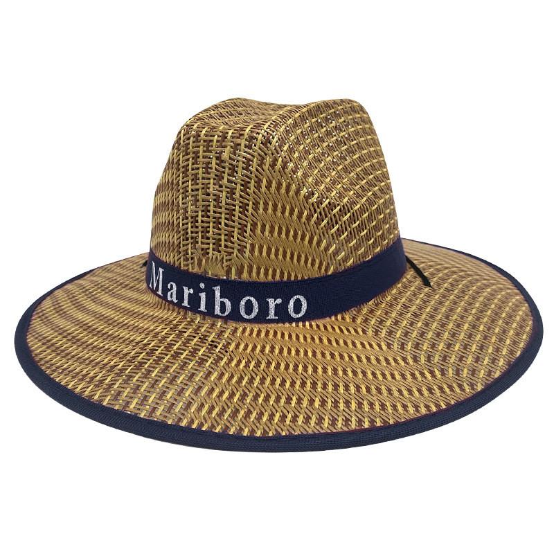 Sun Letter Straw Protection Hat With Breathable Fabric For Seniors Outdoor Wear