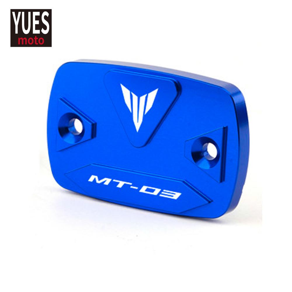 Motorcycle Accessories Front & Rear Brake Fluid Cylinder Master Reservoir Cover Cap For Yamaha MT03 MT 03 2018