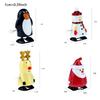 3inch Xmas Clockwork Toy Lovely Winding Toy for Baby Early Learning Education Fine Motor Skill Toy for Kindergarten Kids