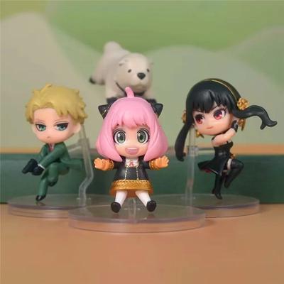 4 pièces SPY×FAMILY Anya Forger Twilight Yor Forger Figurine d'Action Anime Modèle Figurine de Dessin Animé Jouets Collection