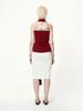 Okak Deriya-Eyelet Skirt (White)