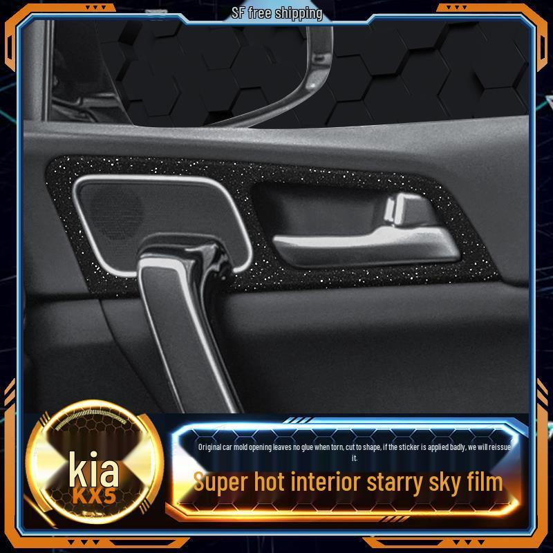 Kia KX5 (2019-2021) Starry Sky Console Wrap Sticker - Interior Protection & Decoration