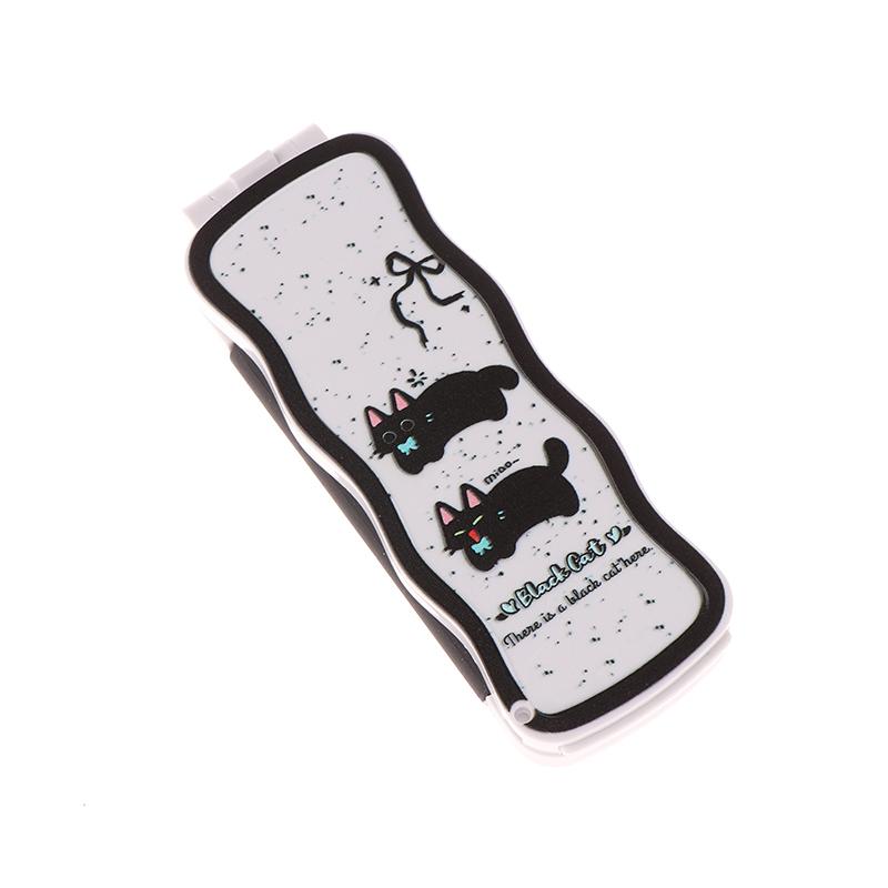 Mini Hair Brush Folding Massage Comb Head Massage Anti-Static Portable Travel Hair Brush Girl Hair Combs With Mirror