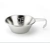 Outdoor Camping Bowls 304 Stainless Steel Snow Pull Bowl Folding Multifunctional Picnic Camping Tableware