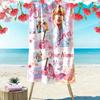 Name Custom Swift Print Beach Towel, Large Soft Quick Dry Towel for Beach Camping Swimming