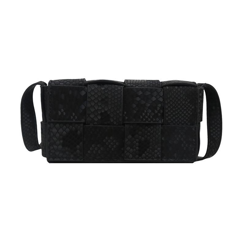 Niche design sense of simple new fashion versatile solid color shoulder messenger bag simple small square bag women