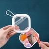 1-Pack Portable Press-Out Multi-Functional Storage Box Creative Desktop Organizer for Pocket Trinkets Stationery Jewelry