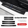 5 Stück Kohlefaser Autoaufkleber Türschwelle Kratzschutz Schutz Dekoration für XC90 V90 V60 XC60 V40 EC40 EX40 S80 S60 S90 C40 X