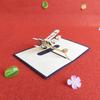 3D Pop UP Card Birthday Greeting Invitation Card Laser Cut Gifts Airplane Miniatures Postcard Envelopes Party Favors TMZ