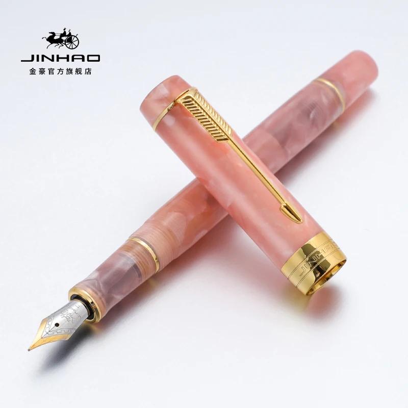 Jinhao 100 Little Centennial Resin Fountain Pen F Nib with Converter Business Writing Ink Pens Stationery School Office Supplies