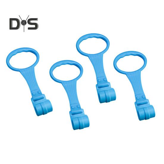 4Pcs Baby Pull-Up Ring Toddlers Walking Helper Practice Exercises Assistant Tool Stand-Up Rings Universal Infant Crib Playpen Hanging Ring