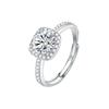 Damen Nische Vielseitig Mode Super Funkelnder Zuckerring