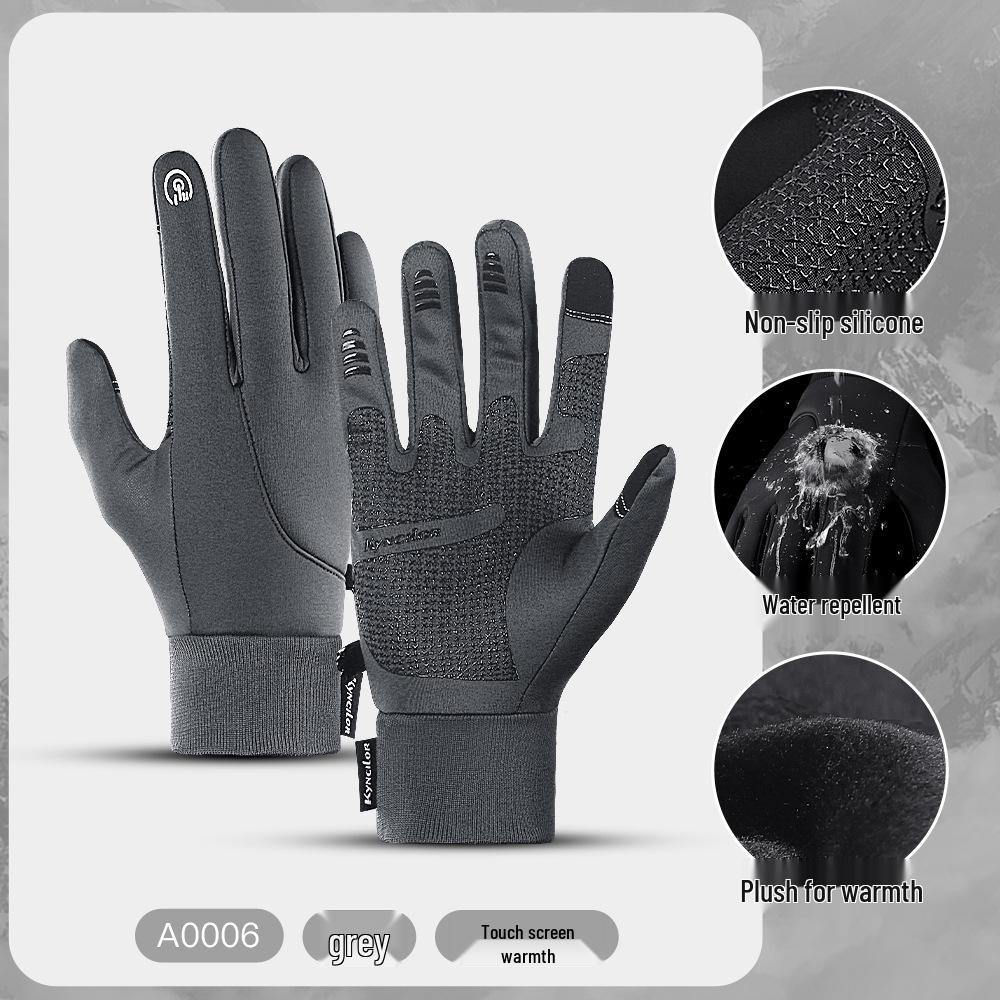 Men's & Women's Touchscreen Winter Cycling Gloves: Windproof, Fleece-Lined, Ski-Ready