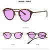 New Fashion Classic Round Women Sunglasses Personalized Metal Leg Design Retro Men's Outdoor Driving Glasses  Hombre