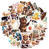 35-150pcs Different Bear Cartoon Stickers Waterproof Graffiti Diy Decorated Laptop Suitcase Guitar Classic Pvc Decals Reward