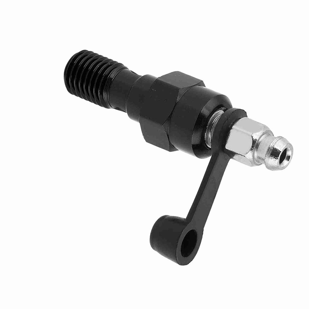 M10x1.0mm Motorcycle Brake Master Caliper Bleed Screw Nipple Banjo Bolt Dust Cap Black