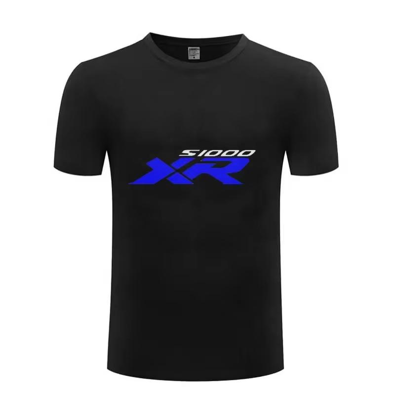 High Quality S1000XR T Shirt Men Print New LOGO Tee Cotton Summer Short Sleeve Round Neck Tops Casual Clothing Unisex Oversized