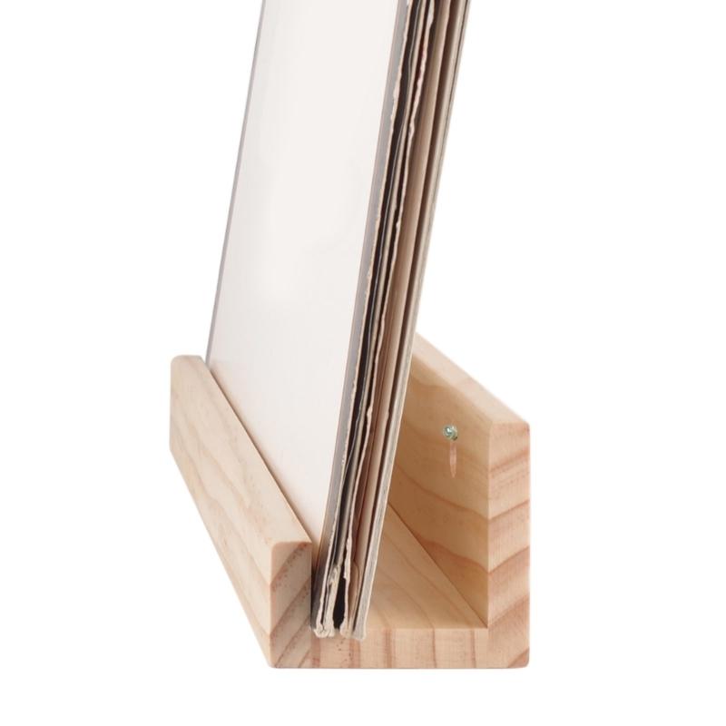 Wall Mount Record Holder Wood Album Shelf Bracket Music Album Storage Shelf Music Classroom Decoration Easy To Install