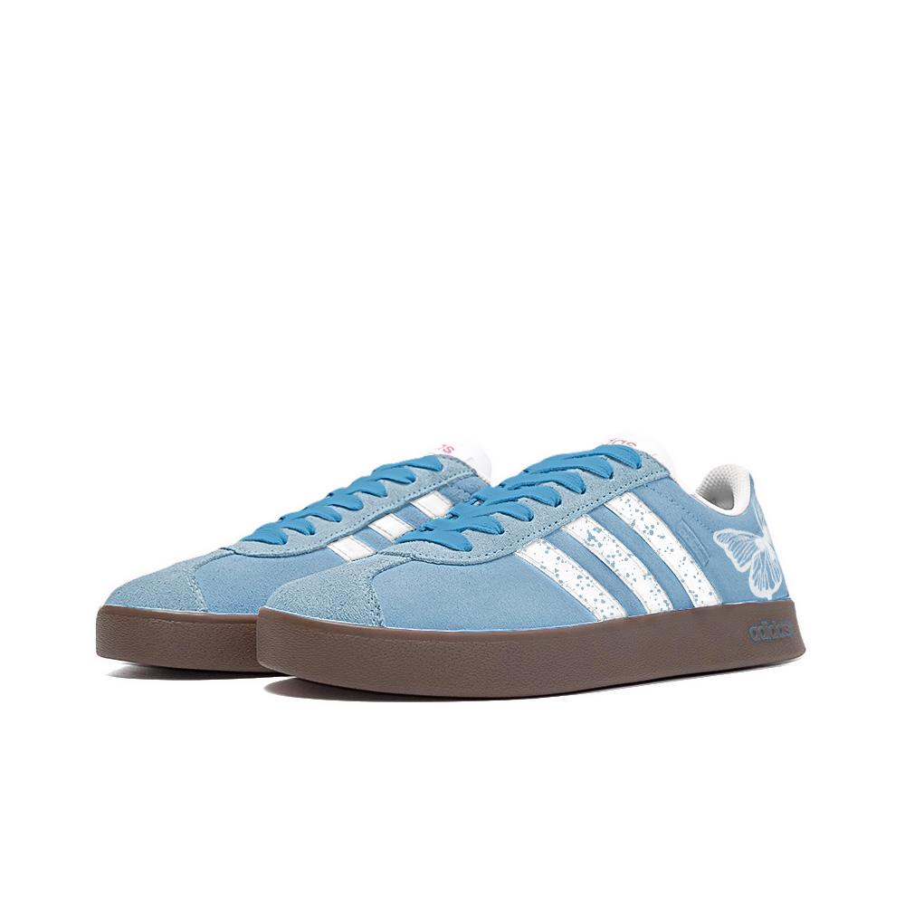 Adidas Neo Slip Resistant Abrasion Resistant Low top Skateboard Shoes Unisex Blue White HQ1802(Team676-)