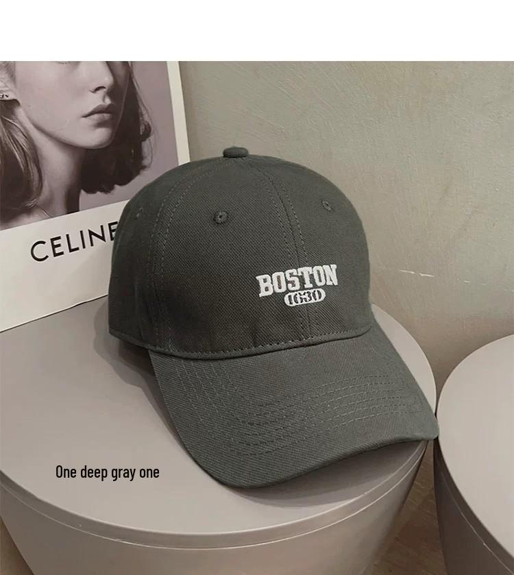 Summer Sunshade Wide Brim Duckbill Cap: Trendy Embroidered Baseball Hat for Men & Women