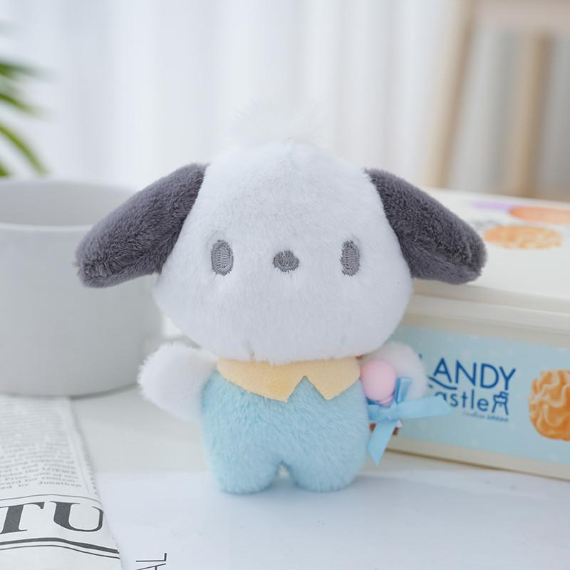 Adorable Lollipop Series Plush Keychain Cinnamoroll Kuromi Melody Plush Toy Pochacco