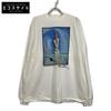 90s~00s Salvador Dalí Organs and Hands Long Sleeve Cut and Sew Art T-Shirt Tops XL whiteUsed