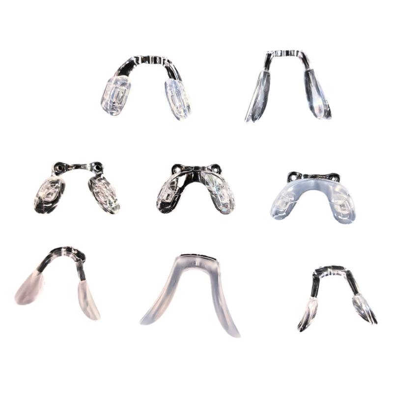 Clear Silicone Nose Pad 10 Pieces Anti Slip Cushions for Secure Glasses Fit No Pressure