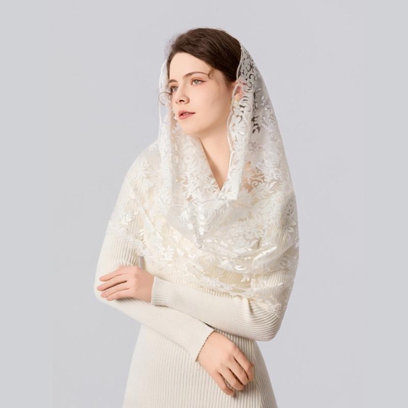 Functional Polyester Scarf Serves As Hair Band Neck Cover Or Mask Portable For Travel Elegant Use Comfortable Fabric