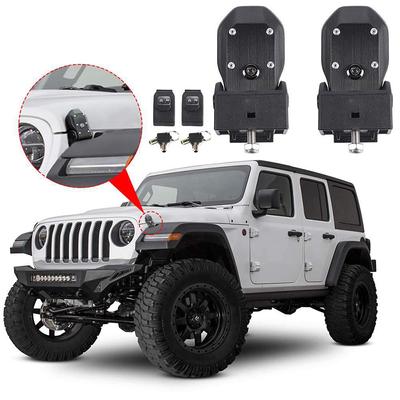 Do Jeepa Wranglera JK 2007-2017 JL Unlimited 2018-późniejszego Gladiatora JT 20-późniejszego Zatrzask zamka maski silnika z kluczykiem do modernizacji