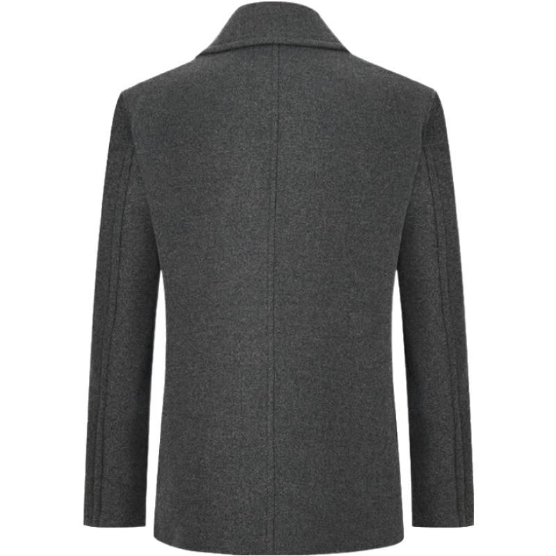 

Мужское двубортное пальто Hazzys из смесовой шерсти XL