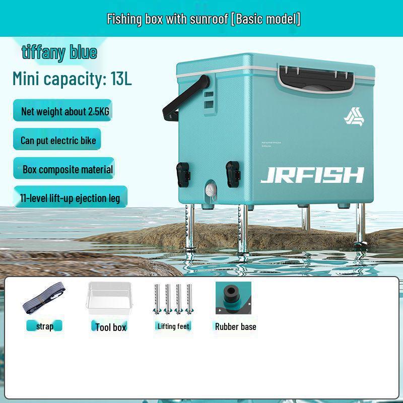2025 Ultralight 13L Mini Fishing Box with Feet - Cooler and Seat Combo