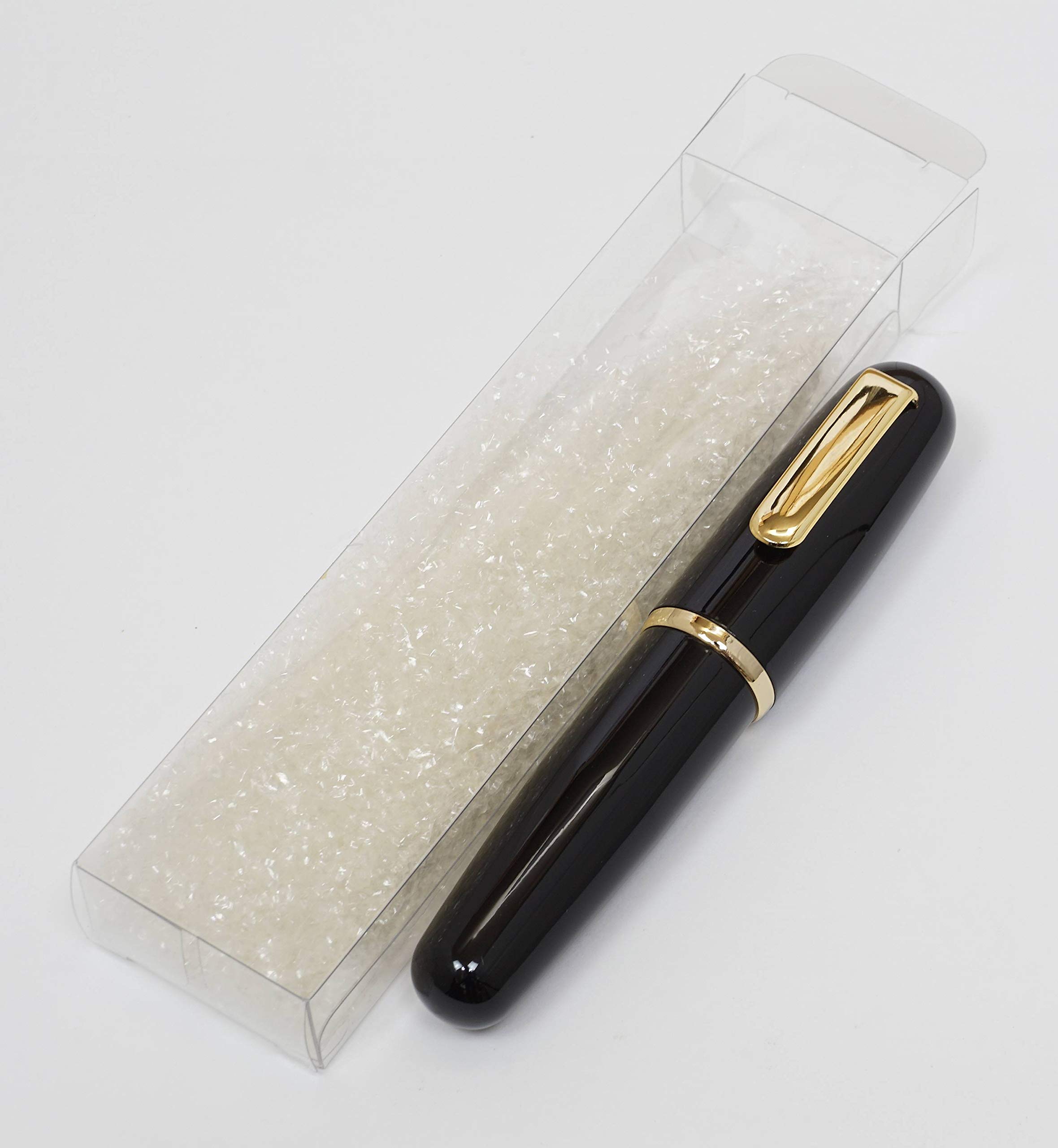 

Takizawa Made in Japan Brass Cap Ballpoint Egg-Shaped Pen, 1-Pack, Black, V3-EGG-1B чёрный