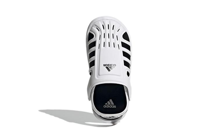 adidas Sandalia de Agua Cómoda Sandalias Infantiles Blanco Negro Niños de 3 a 7 Años FY6044