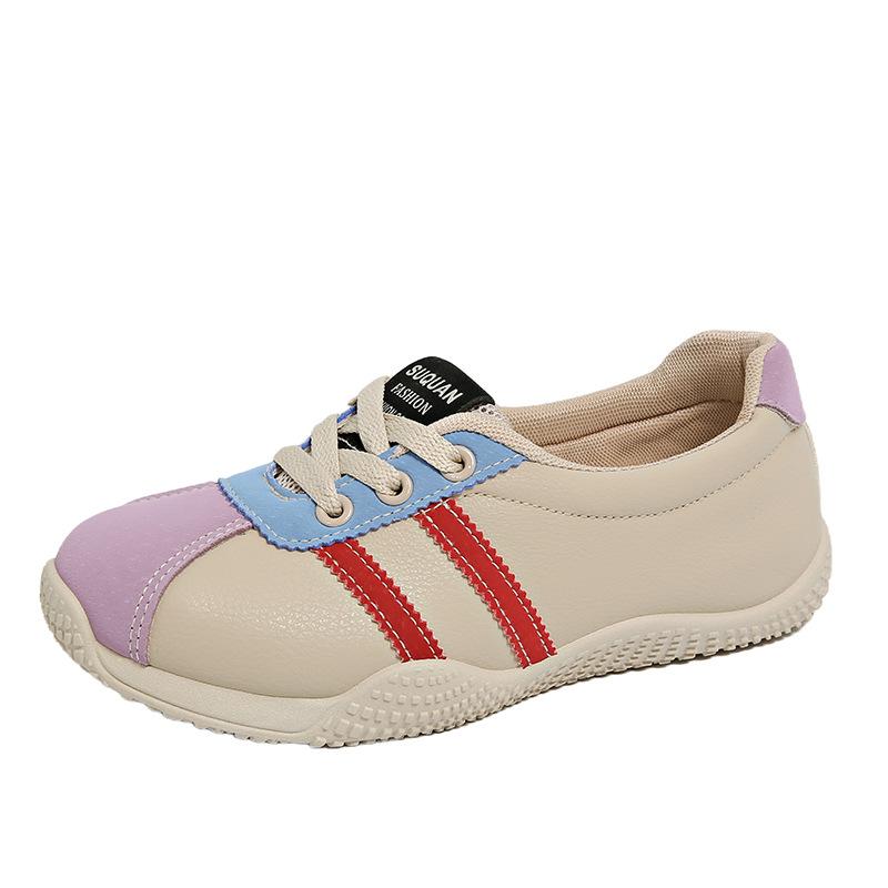 Malé bílé boty dámské jarní nové studentské volnočasové sportovní všestranné plátěné boty