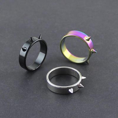 Fashion Luxury Vintage Ring Punk Style Men's And Women's Thorn Jewelry Ring Men's