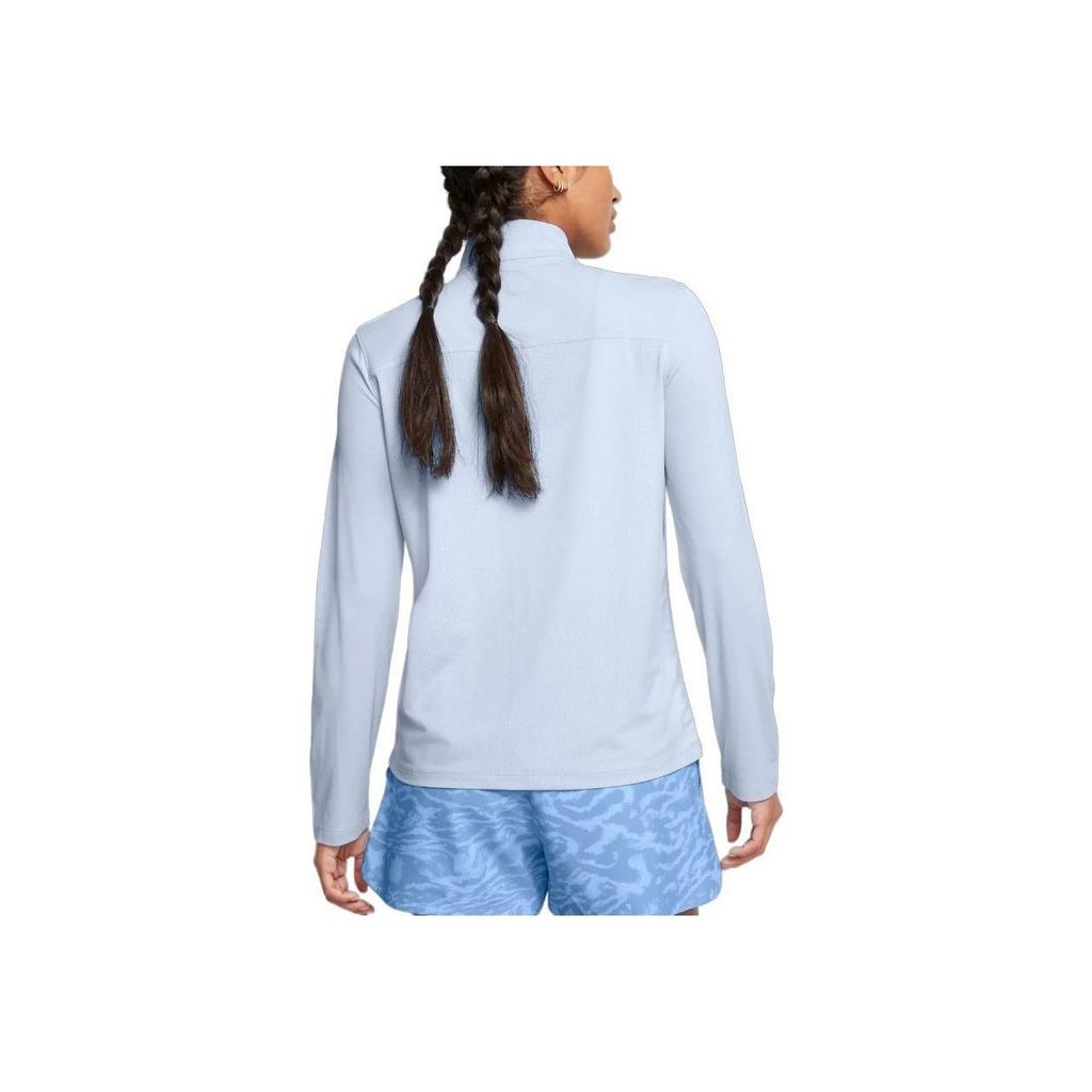 Under Armour Launch Elite Cool Series Solid Color Casual Comfortable Zip Jacket Women jackets Cloud-Blue 1385289-464