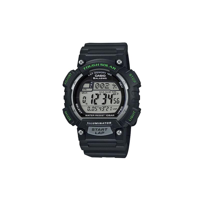 

Casio YOUTH series - disc digital display, retro fashion, simple, classic solar step counter, waterproof and shockproof sports watch, STL-S100H-1AJH серый