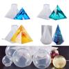 Triangle Ring Holder Cone Resin Molds Pyramid Silicone Mold For Resin Casting DIY Jewelry Ring Display Stand Candle Making Craft