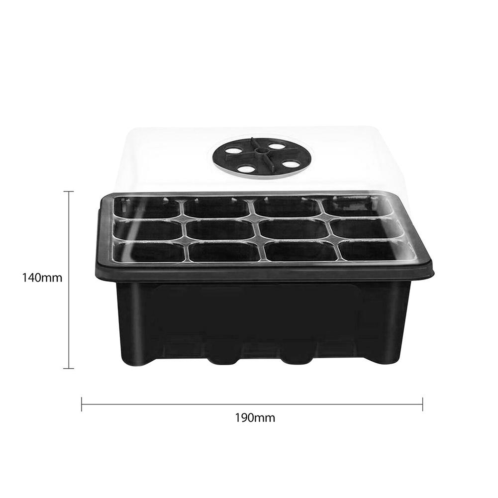 10pcs Planting Seed Starter Tray Kit Seedling Germination Box Gardening Supplies