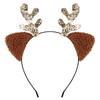 Elastisches Weihnachts-Stirnband-Set Neujahr Kinder Haarreif Kreativer Kopfschmuck für Weihnachtsfeiern