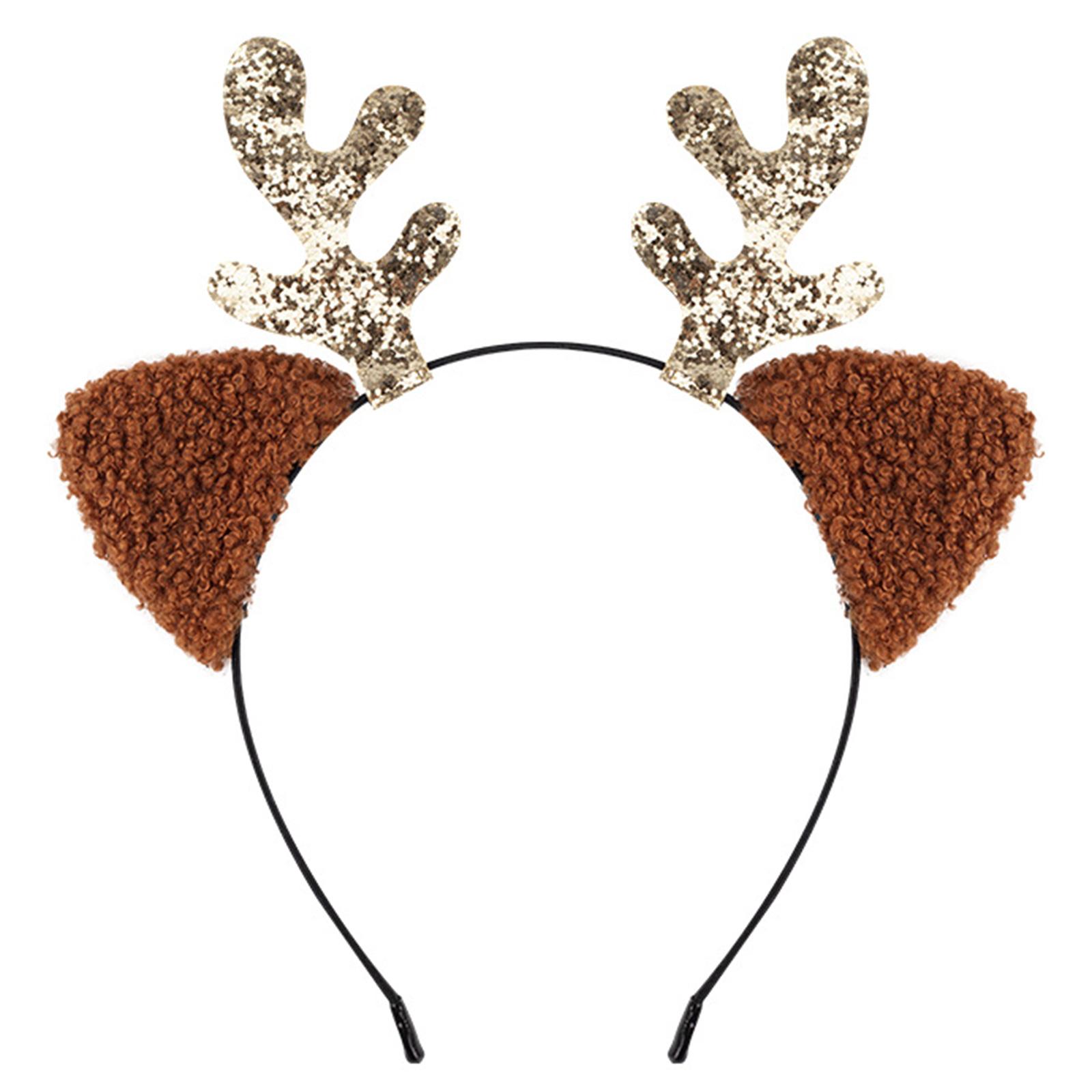 

Elastic Christmas Headband Set New Year Children Hair Hoop Creative Headgear for Christmas Parties
