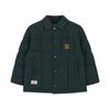 Collar Quilted Jacket Green Rd 0105