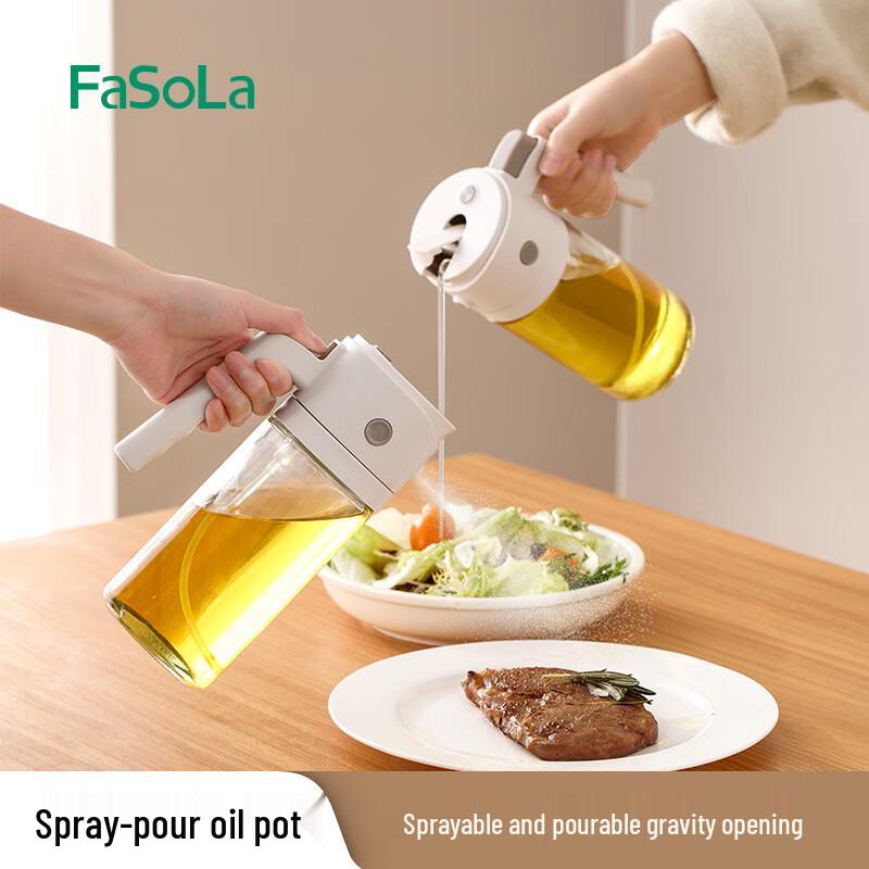 FaSoLa 550ml Spray and Pour Oil Dispenser