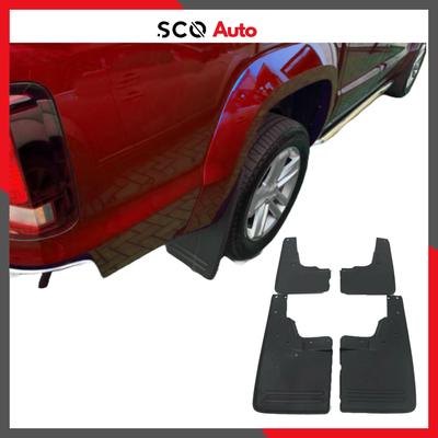 Sada blatníků pro Volkswagen Amarok Sada 4 ks černá Odolná klapka na blatníky ABS tvrdý materiál