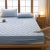 Class A Skin-Friendly Raw Cotton Bedspread Thick Quilted Bedspread Automatic Elastic Around Mattress Cover 1.8 Bed