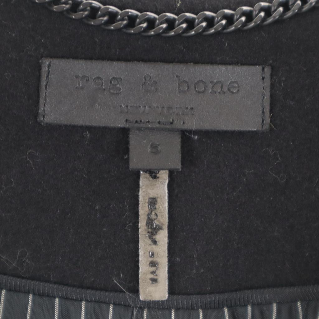 rag&bone NEW YORK Made in Portugal wool blend coat S black Women Used